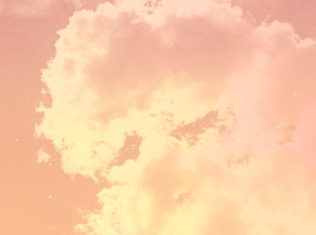 Soft cloudy is gradient pastel, Abstract sky background in sweet colorの写真素材