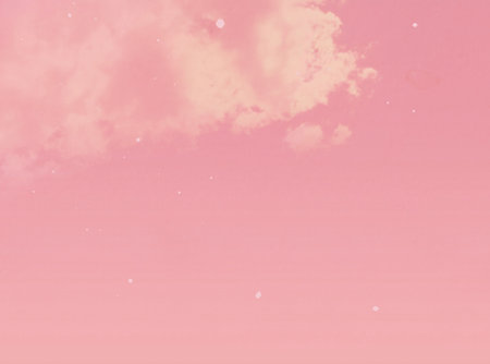 Soft cloudy is gradient pastel, Abstract sky background in sweet colorの写真素材