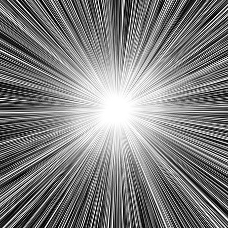 Radial, radiating lines. Starburst, sunburst element, concentrated line, focus lineの写真素材