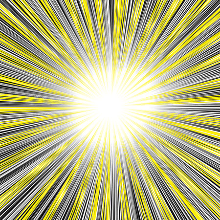 Comic book radial speed lines background. Sunburst, sunburst elementの写真素材