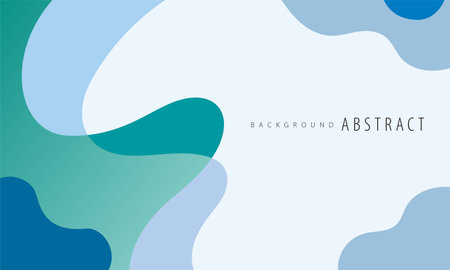 Abstract background with wavy shapes. Vector illustration for your design.のイラスト素材
