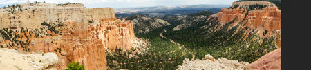 Nature's panoramic vista at spectacular Bryce Canyon Nayional Park.