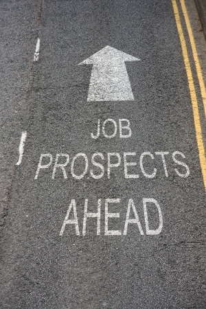 Job Prospects Aheadの写真素材