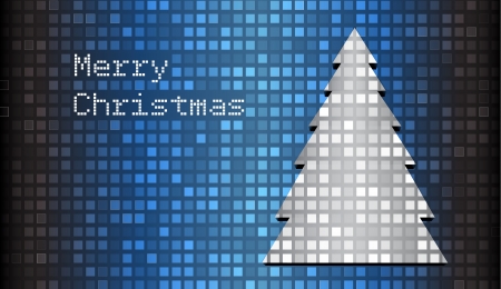 Mosaic christmas cardのイラスト素材
