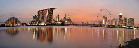 Land scape of singaporeのeditorial素材