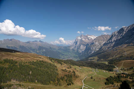 A short excursion into the wonderful mountains of Switzerlandの写真素材