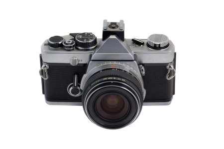 Ratro SLR camera with 28mm lens