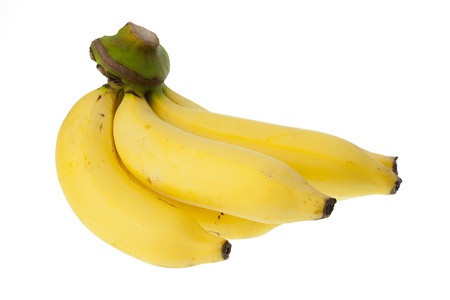 Isolate of the tropical fruit, banana.の写真素材