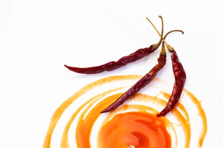Chili pepper backgroundの写真素材