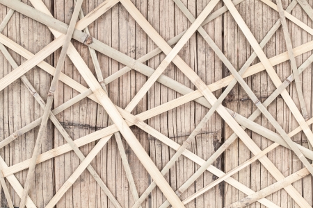 Texture of bamboo fenceの写真素材