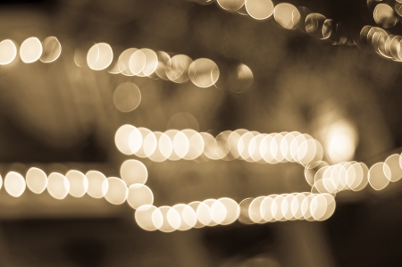 Bokeh light in line and frameの写真素材