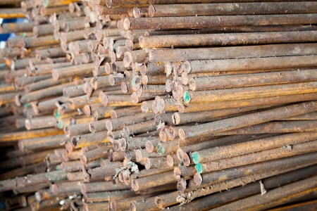 Heavy duty steel wire for constructionの写真素材