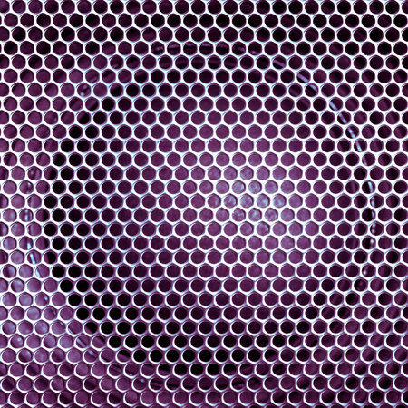 grid pattern cover bass speaker