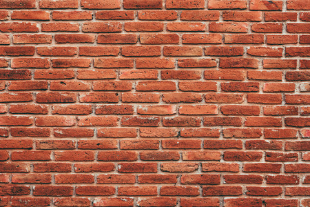 Old brick wall background, vintage styleの写真素材