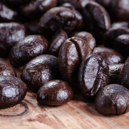 Coffee beans backgroundの写真素材