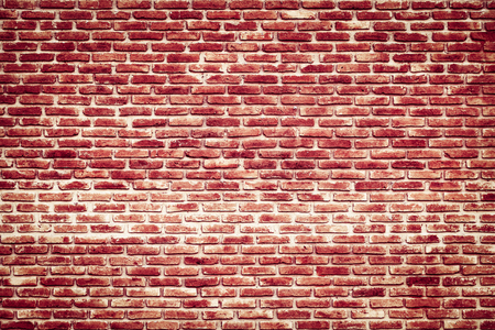 Pattern of old vintage brick wallの写真素材