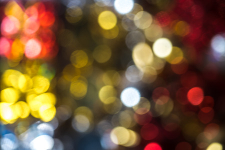 Defocus or blured Christmas decoration bokenの写真素材