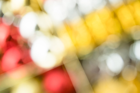 Defocus or blured Christmas decoration bokenの写真素材