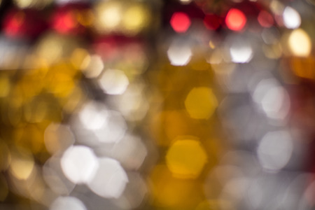 Defocus or blured Christmas decoration bokenの写真素材