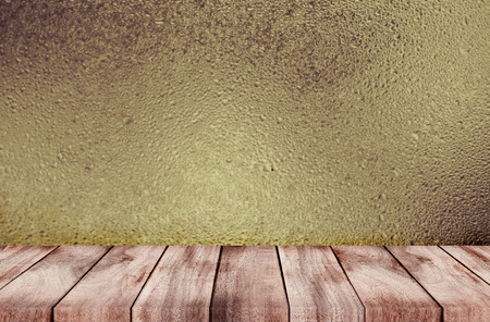 Empty top wooden table and blur with bokeh background. For product displayの写真素材