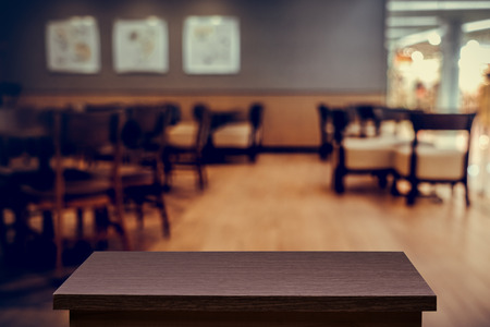 Blur or Defocus image of Coffee Shop or Cafeteria for use as Backgroundの写真素材