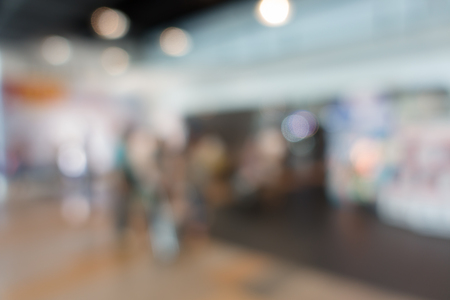 Blur or Defocus image of Coffee Shop or Cafeteria for use as Backgroundの写真素材