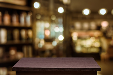 Blur or Defocus image of Coffee Shop or Cafeteria for use as Backgroundの写真素材