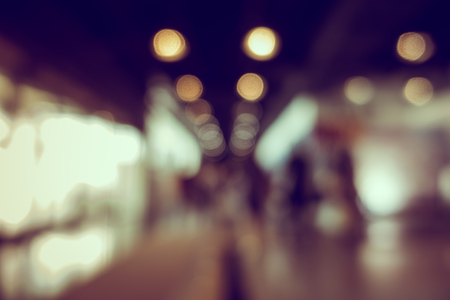 Blur or Defocus image of Coffee Shop or Cafeteria for use as Backgroundの写真素材