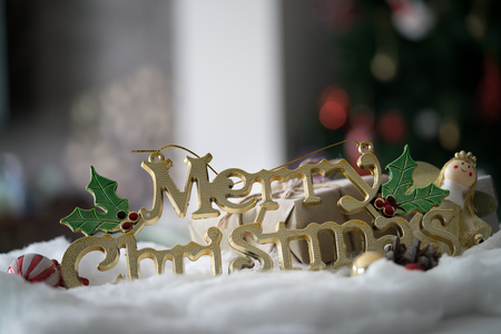 Christmas decoration backgroundの写真素材