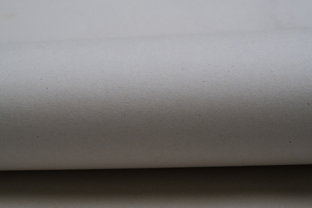 Roll or fold brown paper use for backgroundの写真素材