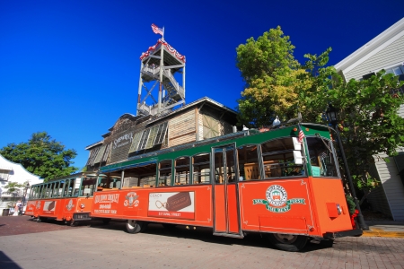 Key west colorful Building in day time ,key west USAのeditorial素材