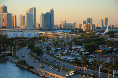 Bahamas pier landscape in Nassau city , Caribbean