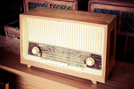 Old retro radioの写真素材