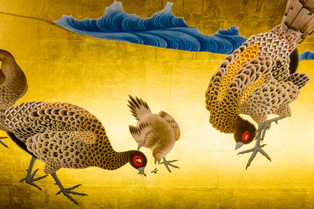 Gorgeous room in the Honmaru palace of Nagoya-jo castleのeditorial素材