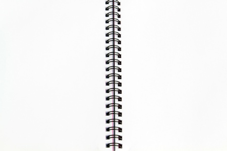 Image of white paper notebook insideの写真素材