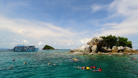 Snorkel in the seaのeditorial素材