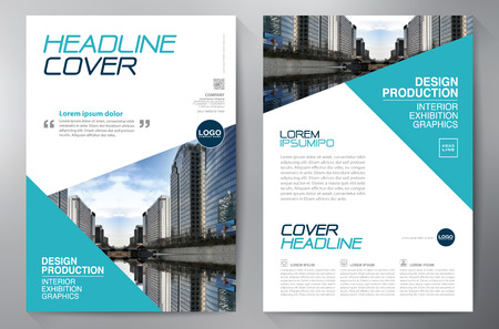 Business brochure flyer design a4 template. Vector illustrationのイラスト素材