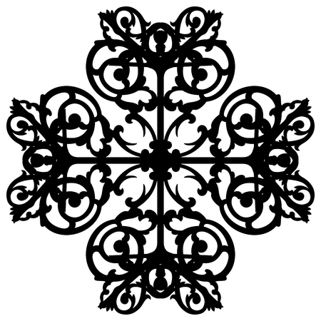 Oriental ornament decorate vector and illustrationのイラスト素材