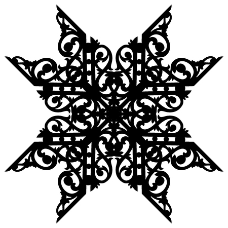 Oriental ornament decorate vector and illustrationのイラスト素材