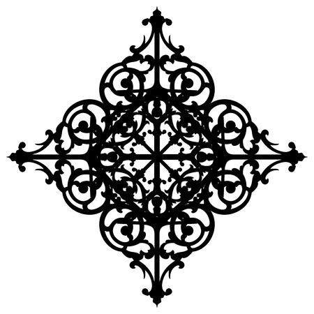 Oriental ornament decorate vector and illustrationのイラスト素材