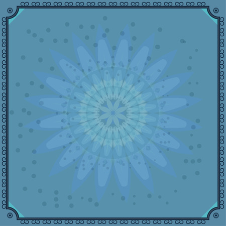 Vintage floral Frameのイラスト素材