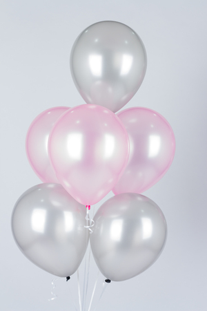 balloons isolate on white backgroundの写真素材