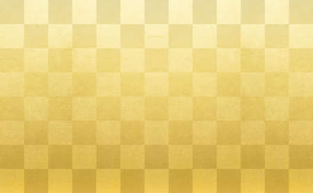 Gold Check Pattern Ichimatsu Pattern Golden Ichimatsu Pattern Backgroundの写真素材