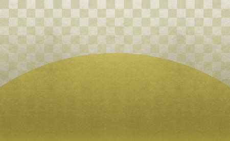 Background material to feel the sum Gold Ichimatsu patternの写真素材