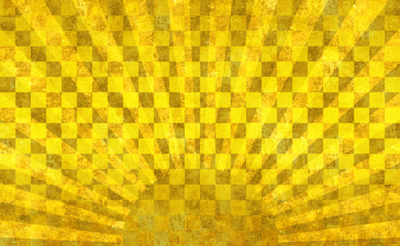 Radiation golden sun burstの写真素材