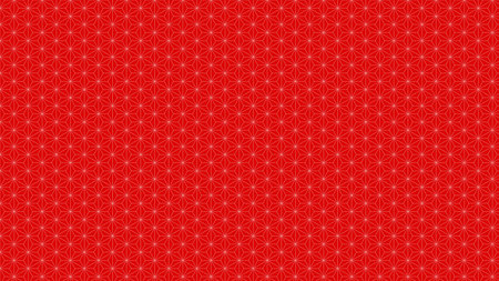 Background material that feels Japanese Hemp leaves Traditional pattern Redの写真素材