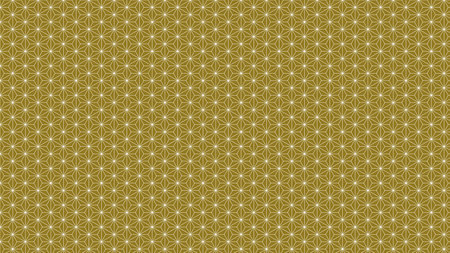 Background material that feels Japanese Hemp leaves Traditional pattern Brownの写真素材