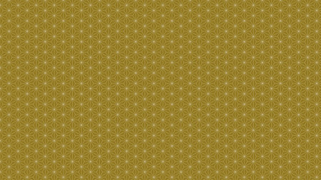 Background material that feels Japanese Hemp leaves Traditional pattern Brownの写真素材