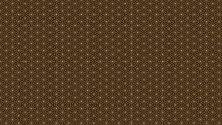 Background material that feels Japanese Hemp leaves Traditional pattern Brownの写真素材