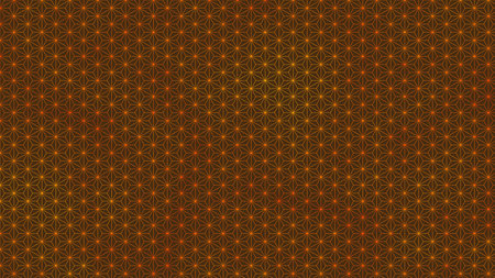 Background material that feels Japanese Hemp leaves Traditional pattern Brownの写真素材